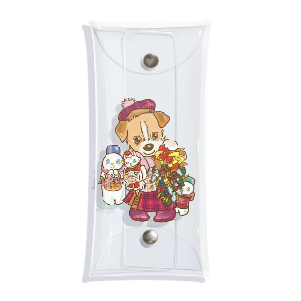 猫のきぬくんのお店のハニーちゃん　クリスマスツアー Clear Multipurpose Case