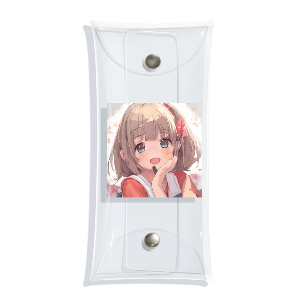 coco1739の可愛い女の子イラストグッズ Clear Multipurpose Case