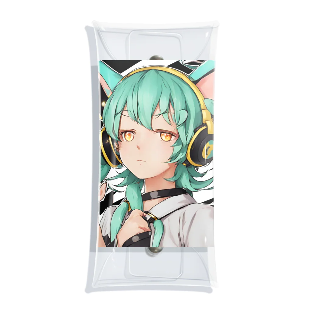 VOCALOID風な商品をのVOCALOID風 猫耳ちゃん Clear Multipurpose Case