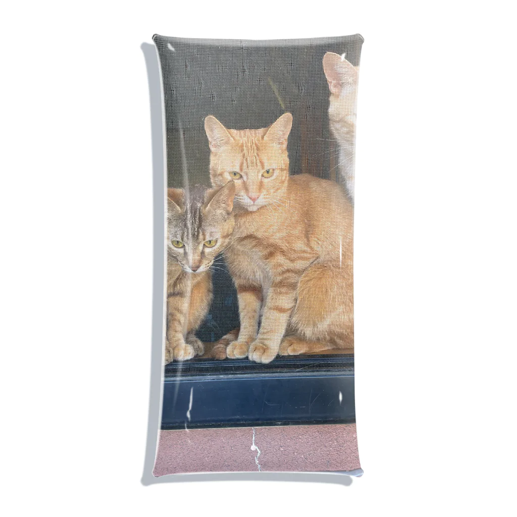 ANAROGUの出窓で飼い主帰るを待つ猫たち Clear Multipurpose Case