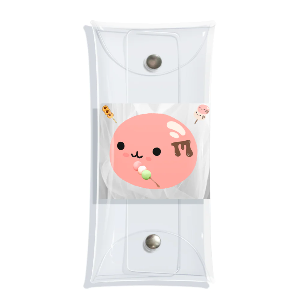 みたらし団子のふたたまちゃんのみたらし団子のふたたまちゃん Clear Multipurpose Case