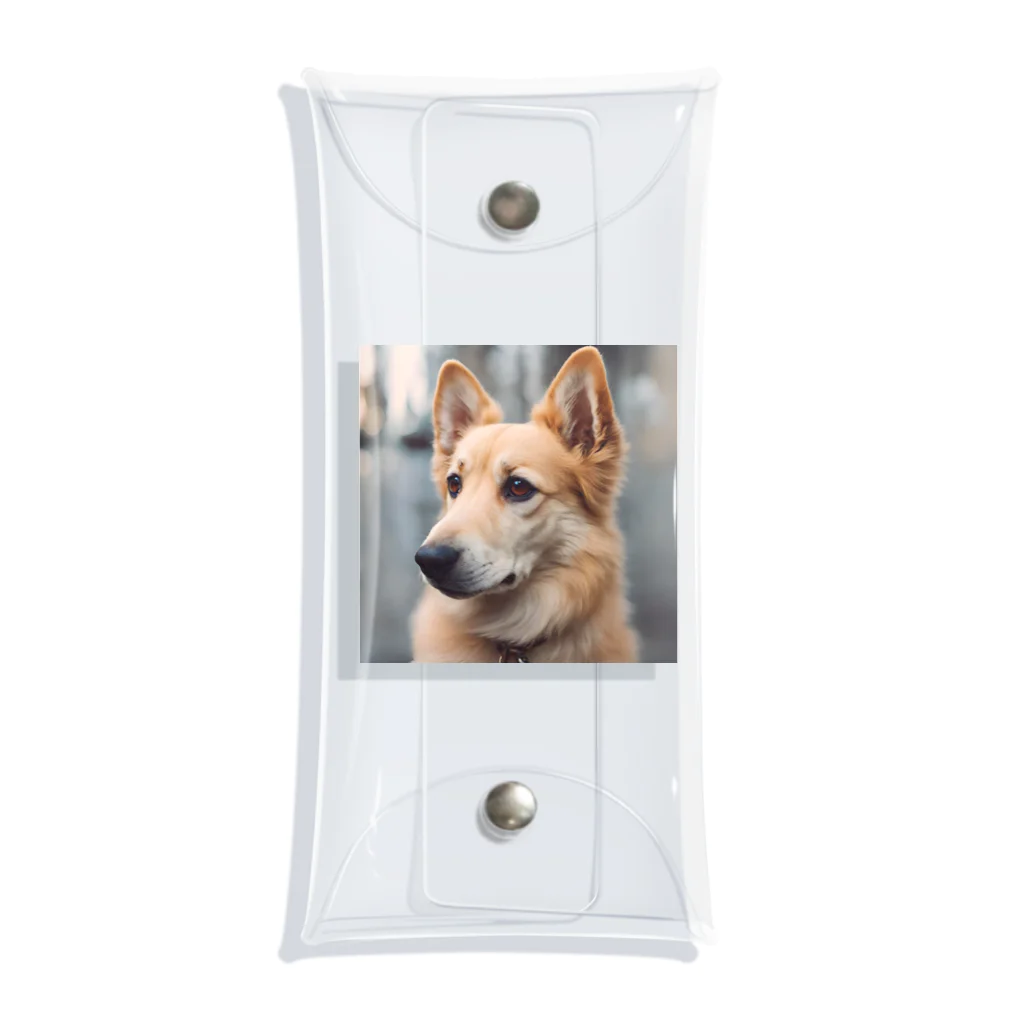 Franklinのかわいい犬のイラストグッズ Clear Multipurpose Case