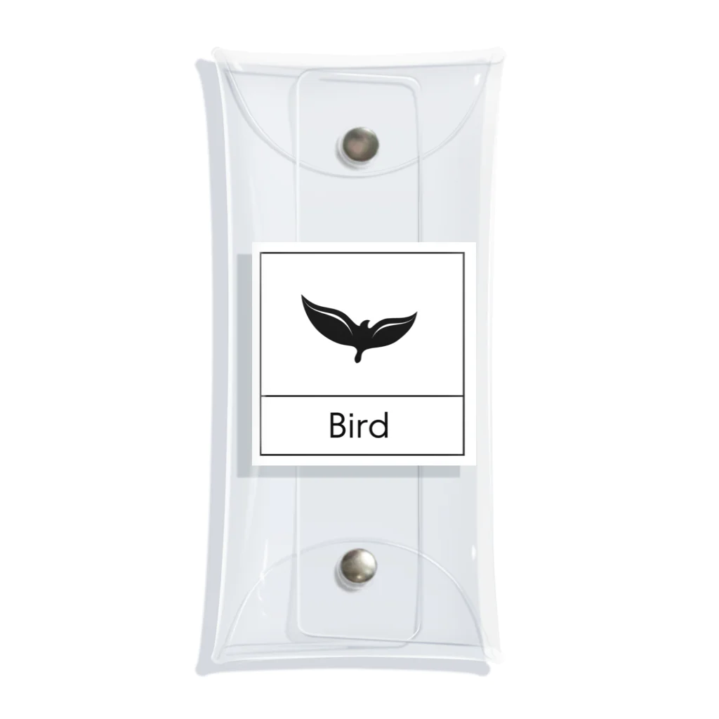 ミニマルくんの四角におさまるBird Clear Multipurpose Case