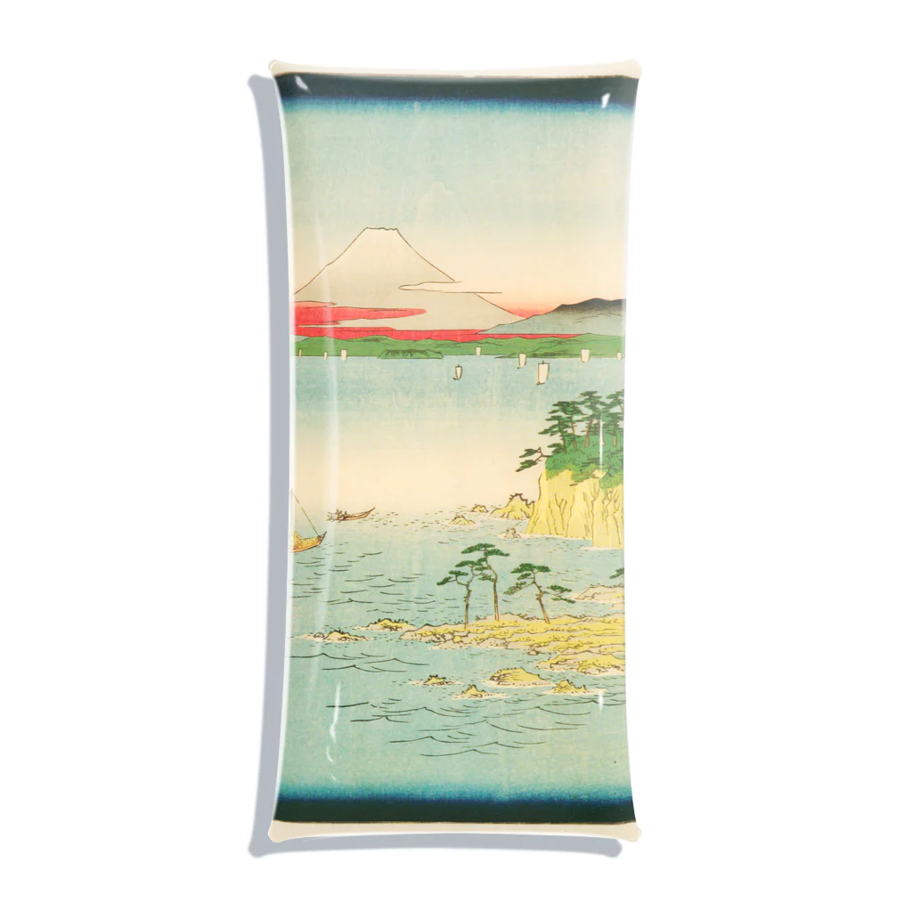 浮世絵屋の広重「冨二三十六景⑰　相州三浦之海上 」歌川広重の浮世絵 Clear Multipurpose Case