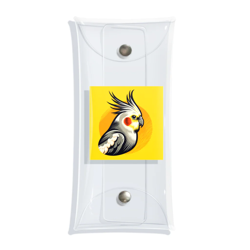 Round-BirdsのRound-Birds Parakeet.ver クリアマルチケース
