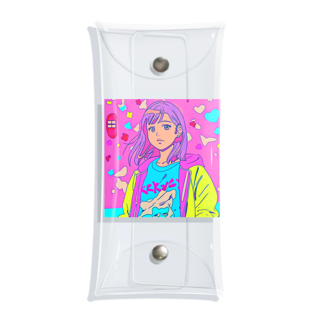 東京Vivid Girlsのビビッドちゃん Clear Multipurpose Case