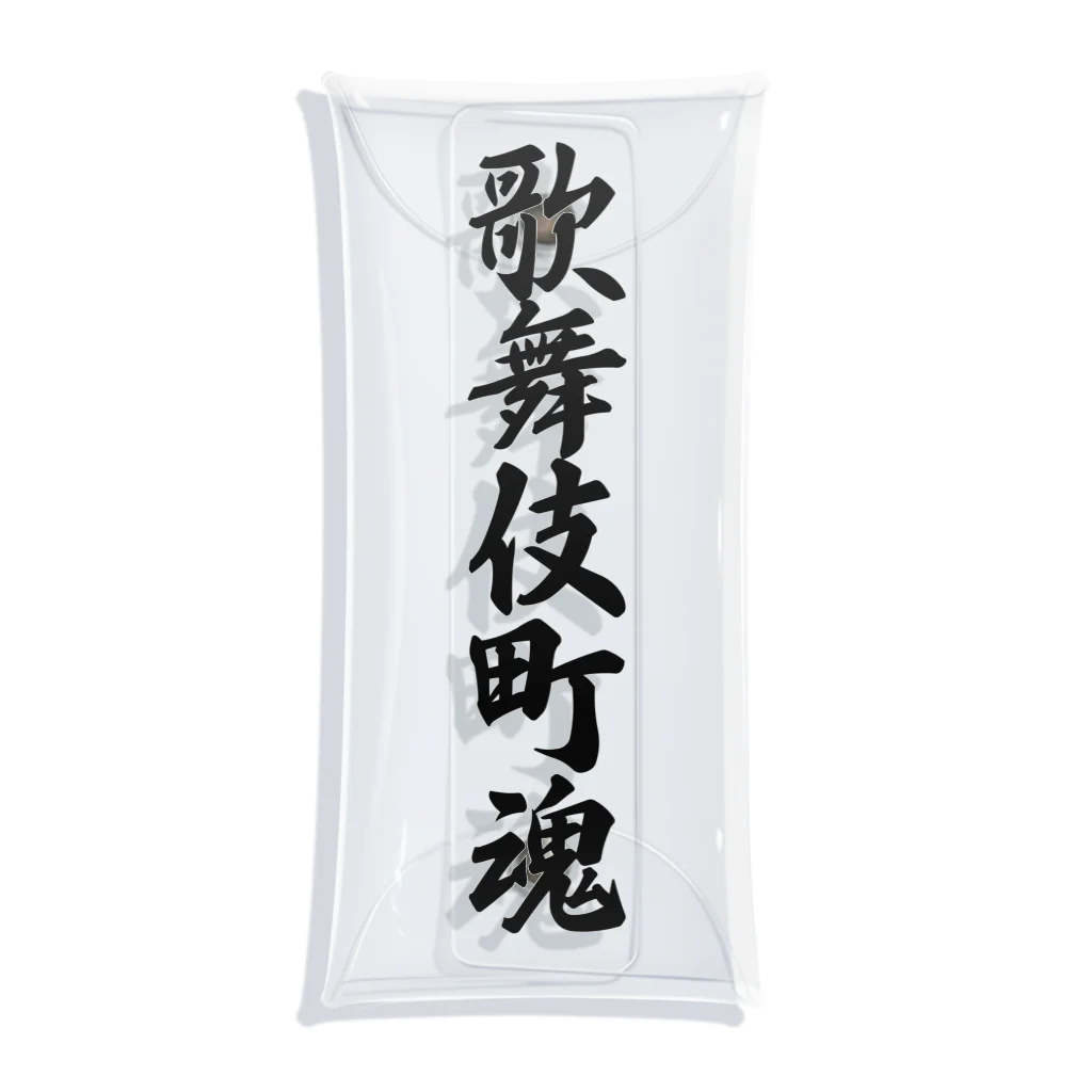 着る文字屋の歌舞伎町魂 （地元魂） Clear Multipurpose Case