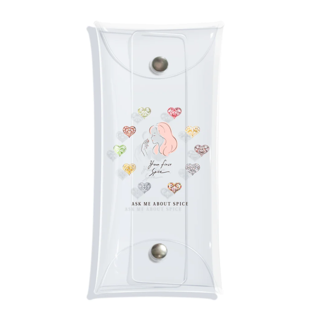 your-first-spiceのスパイス姫ニッキーのマルチケース Clear Multipurpose Case