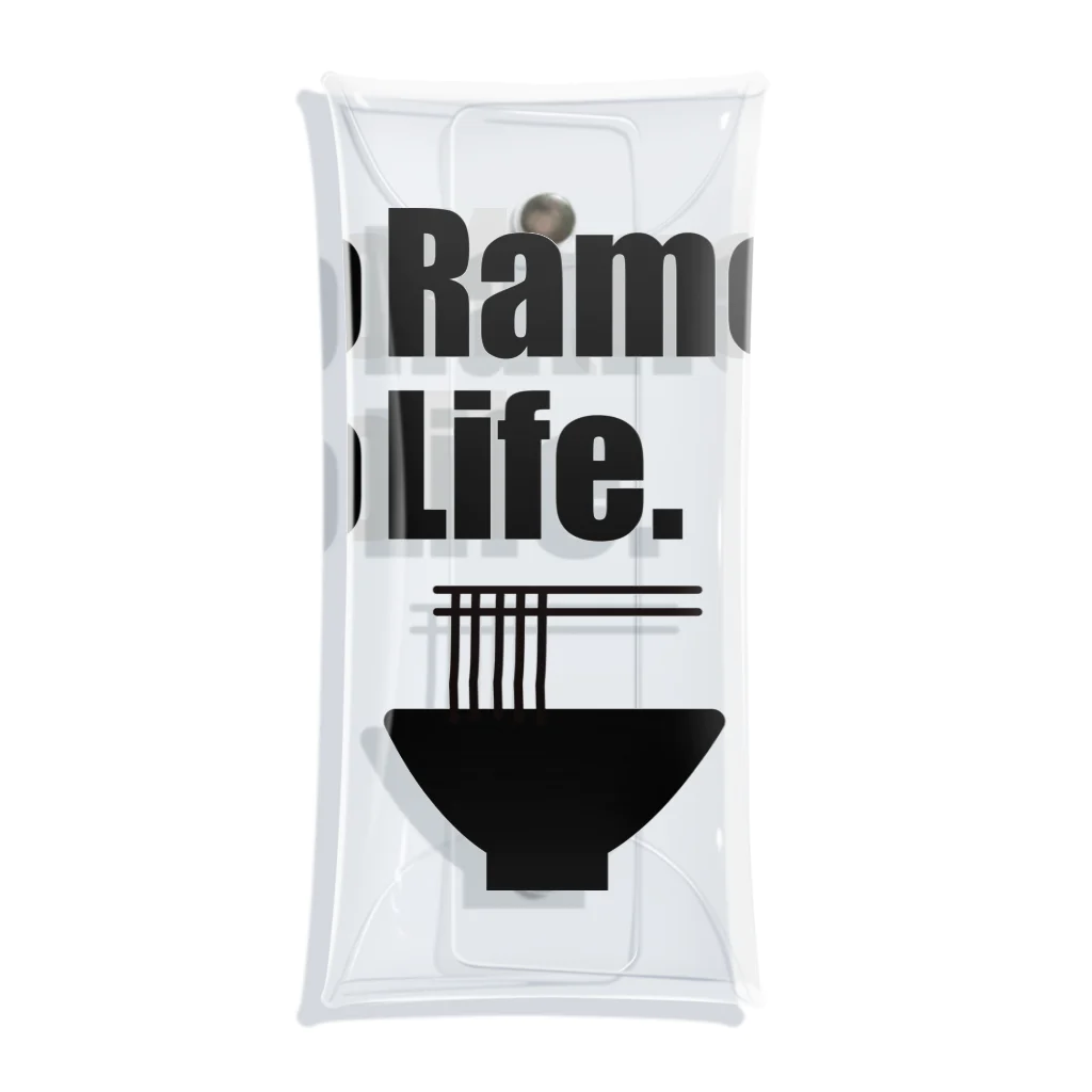 ラ道のNo Ramen, No Life. Clear Multipurpose Case