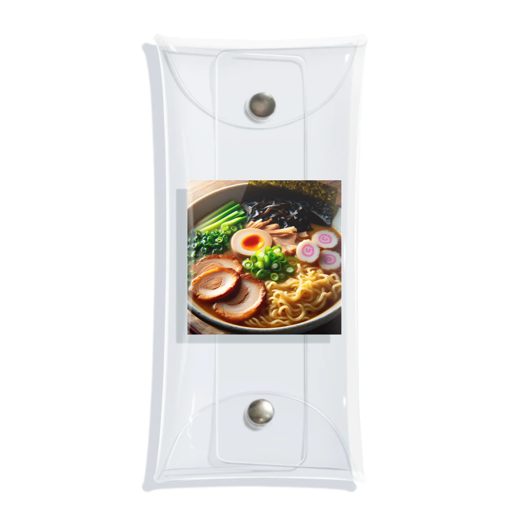 kumama07のラーメン Clear Multipurpose Case