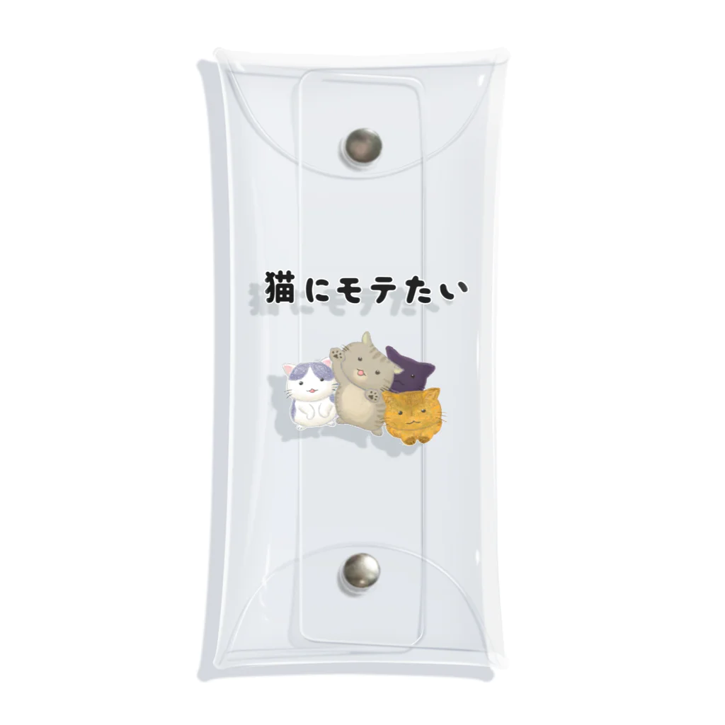 アトリエかのの猫にモテたい Clear Multipurpose Case