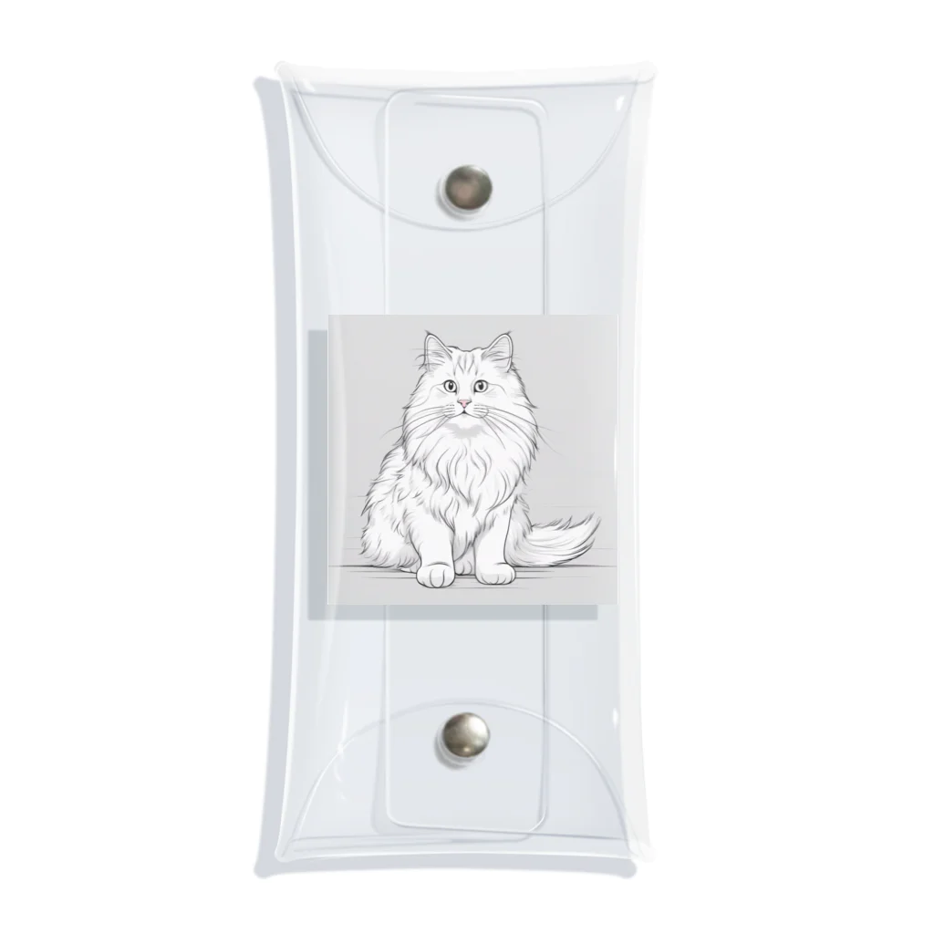 どうぶつやのサイベリアン       猫 Clear Multipurpose Case