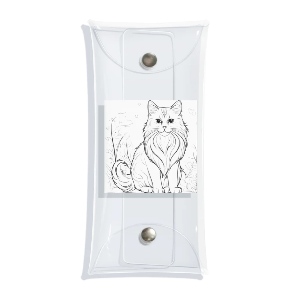 どうぶつやのサイベリアン       猫 Clear Multipurpose Case