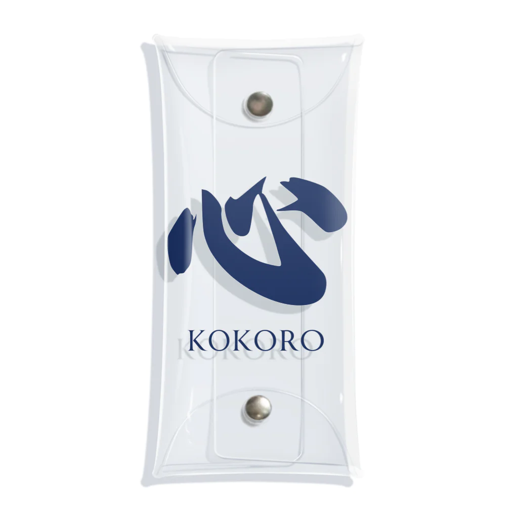 rcdesignの漢字「Kokoro」 Clear Multipurpose Case