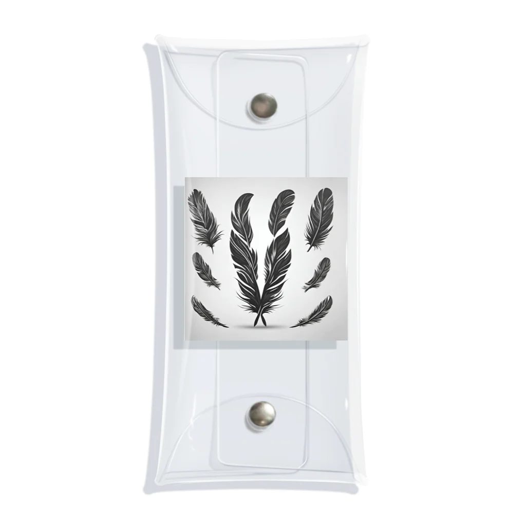 michael−skショップのfeathers of hope Clear Multipurpose Case