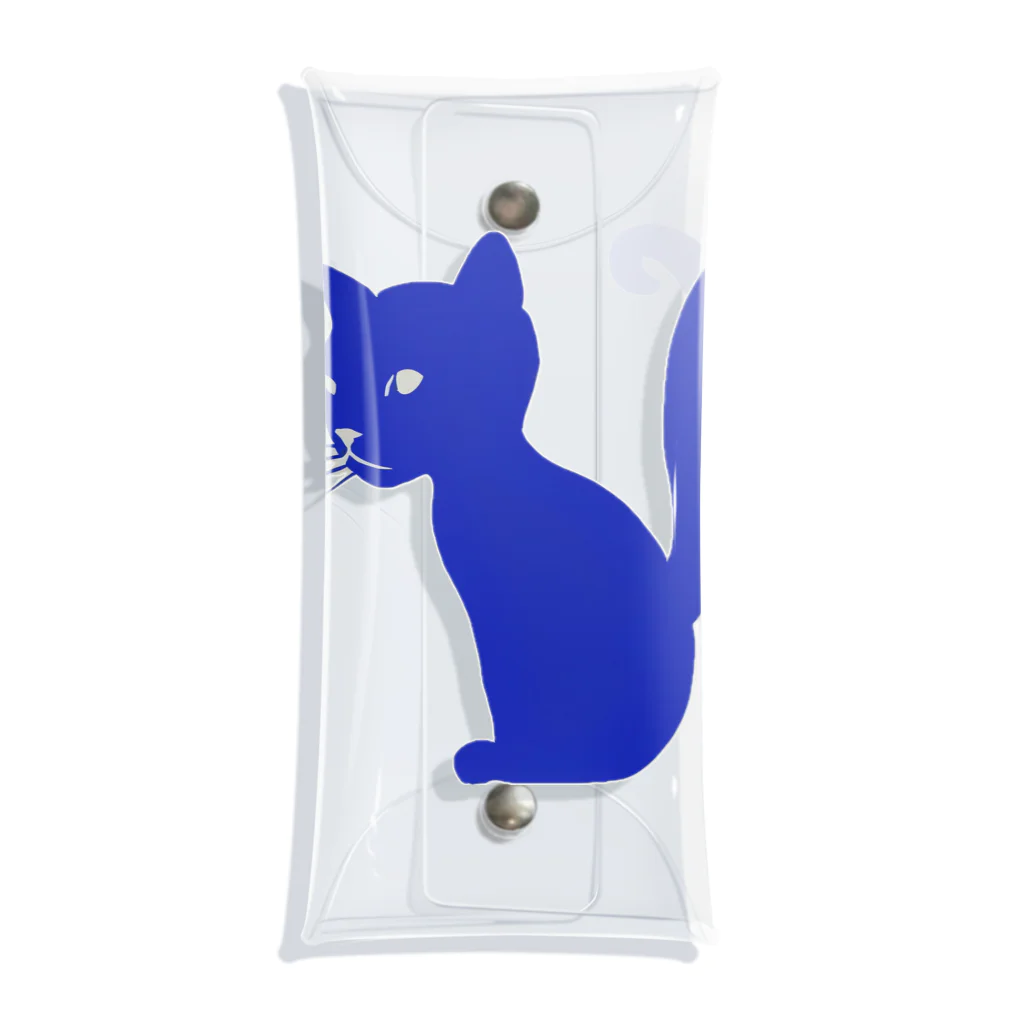 MEGROOVEのシルエットにゃん🐱 Clear Multipurpose Case