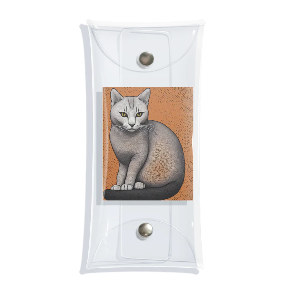 F2 Cat Design Shopのhairless cat 001 Clear Multipurpose Case