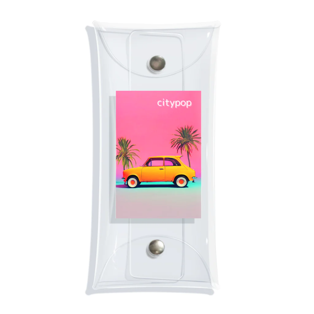 80s_popの80s CityPop No.19 Clear Multipurpose Case