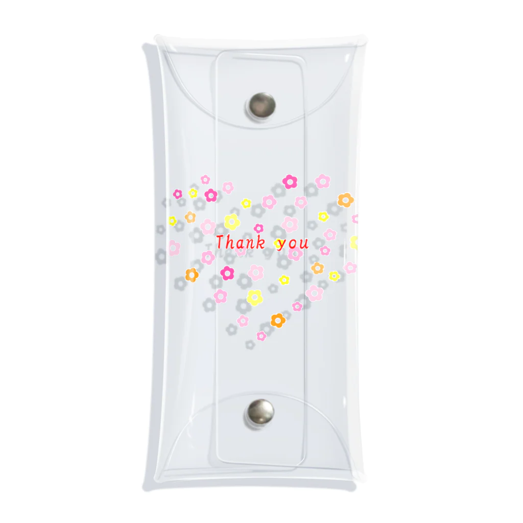 ainarukokoroのありがとう　感謝　Thank you プレゼント　かわいい　ハート Clear Multipurpose Case