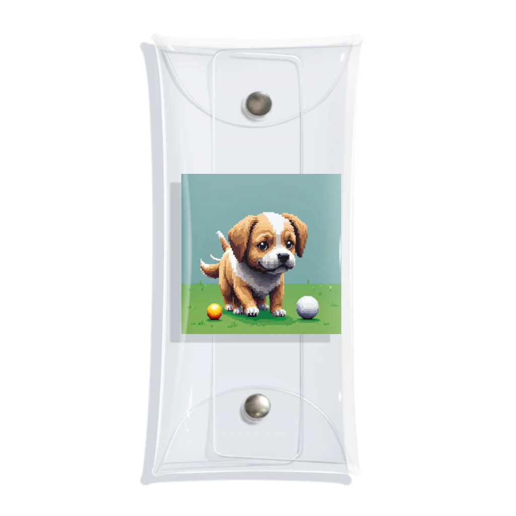 temtemの尻尾を振る犬 Clear Multipurpose Case