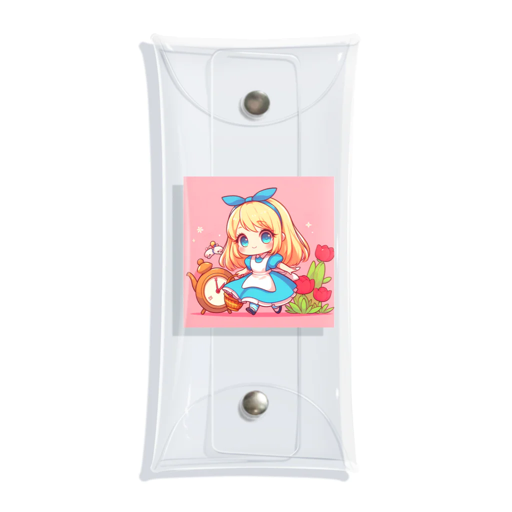 xsayaxの不思議の国のアリス少女 Clear Multipurpose Case