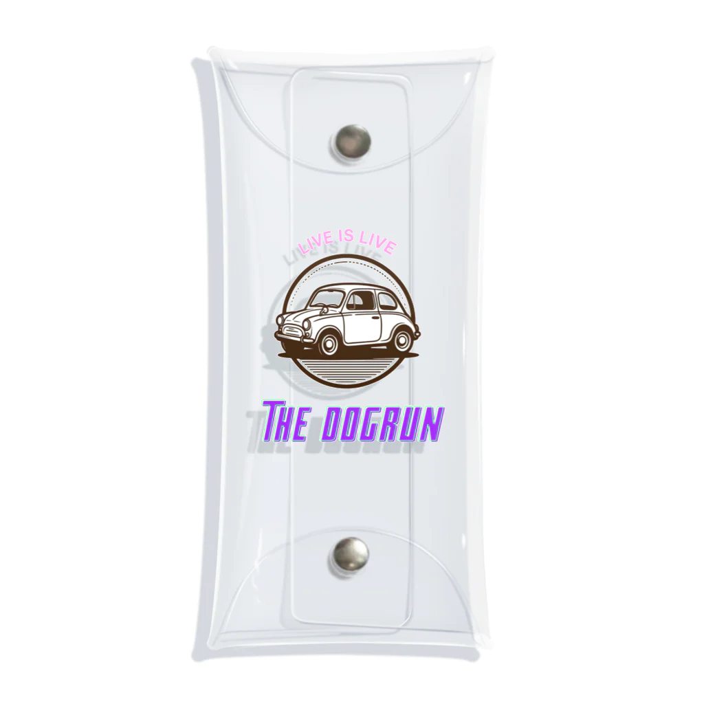 araakii@꧁THE DOGRUN꧂のTHE DOGRUN CAR  water mark Clear Multipurpose Case