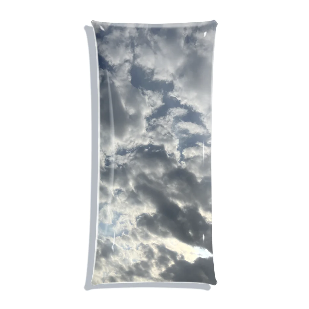 そらの4月13日の空 Clear Multipurpose Case