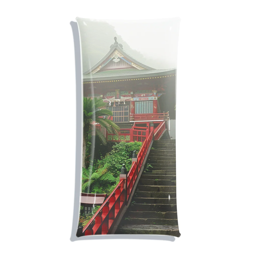 AQUAMETAVERSEの山頂にある神秘的な神社 アメジスト2846 Clear Multipurpose Case