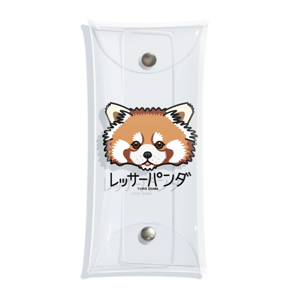 オガワユミエの09レッサーパンダ（キャラ） Clear Multipurpose Case