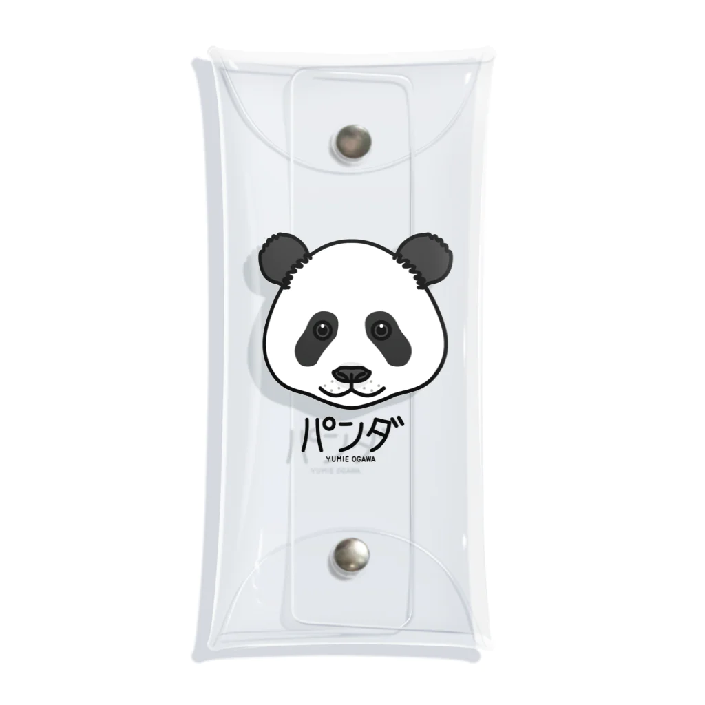 オガワユミエの10パンダ（キャラ） Clear Multipurpose Case