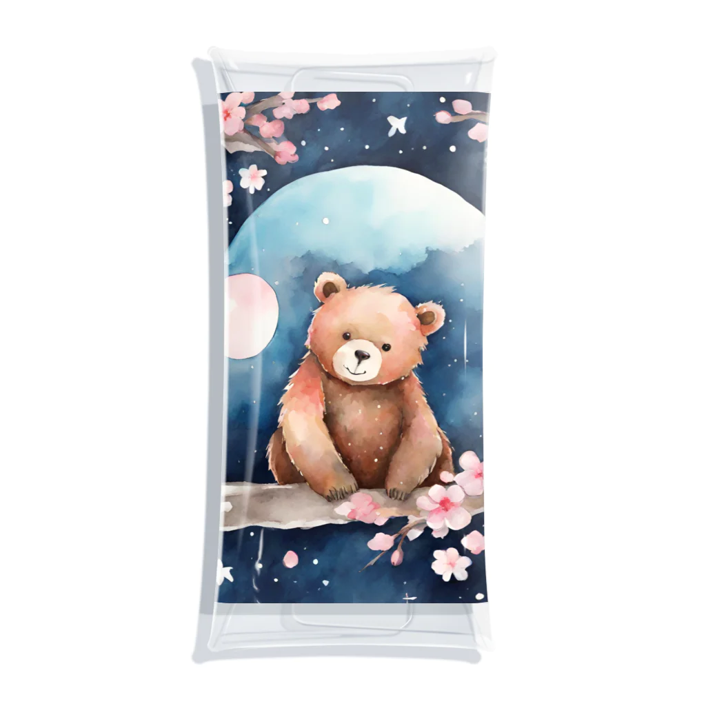 星降る夜にのsakura_bear クリアマルチケース