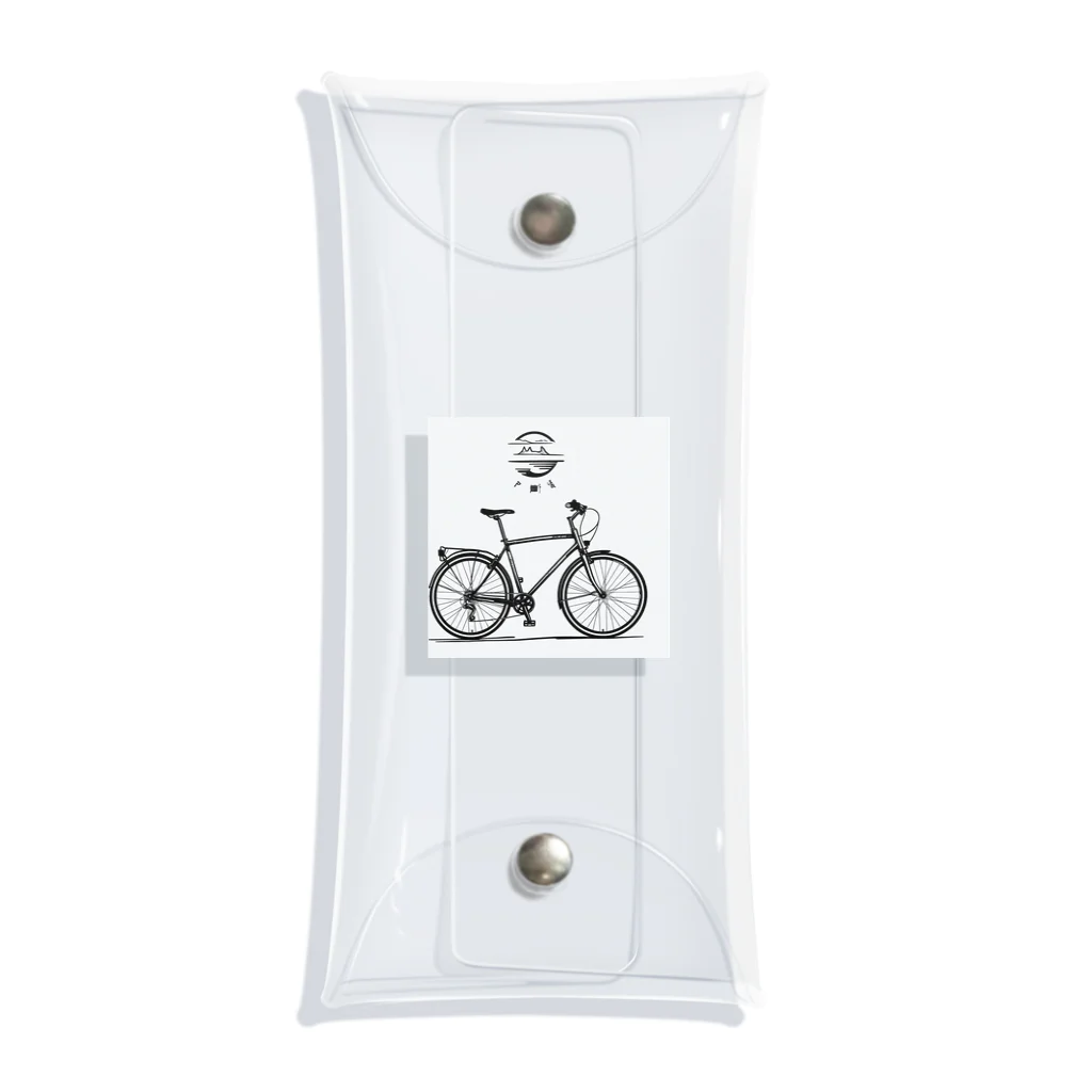 二宮大輔の自転車ロゴ Clear Multipurpose Case