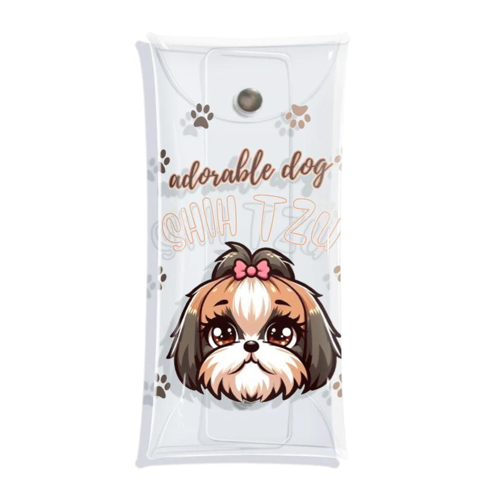 furebuhi　clubのadorable dog　SHIH TZU　（シーズー） クリアマルチケース