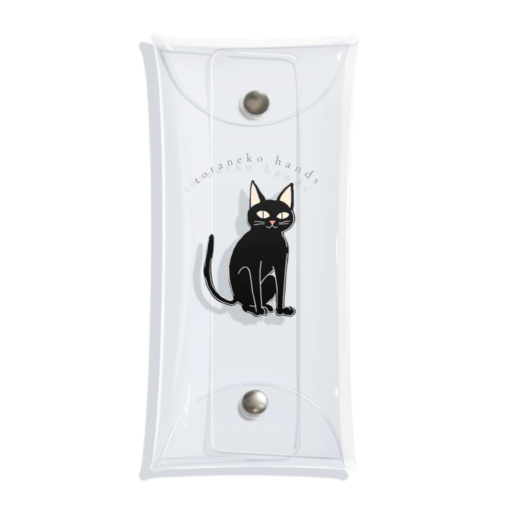 とらねこはんずのとらねこはんず_黒猫 Clear Multipurpose Case