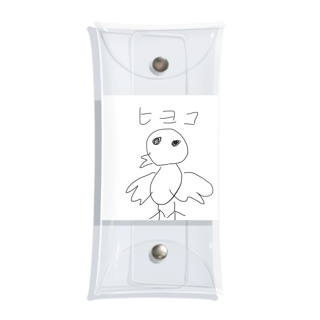 hetaTのhetaTひよこ Clear Multipurpose Case