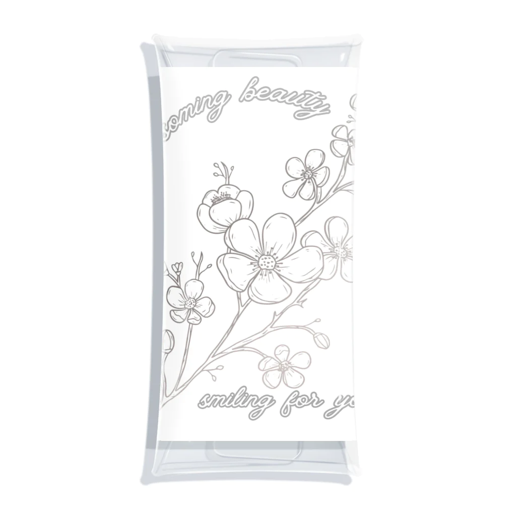 Kotoha-shopの桜の花言葉 Clear Multipurpose Case