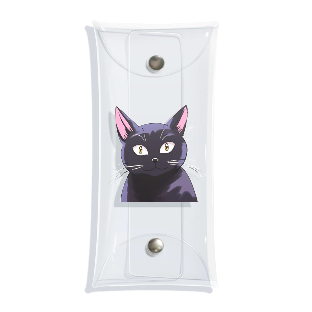 M&Kの黒猫2 Clear Multipurpose Case