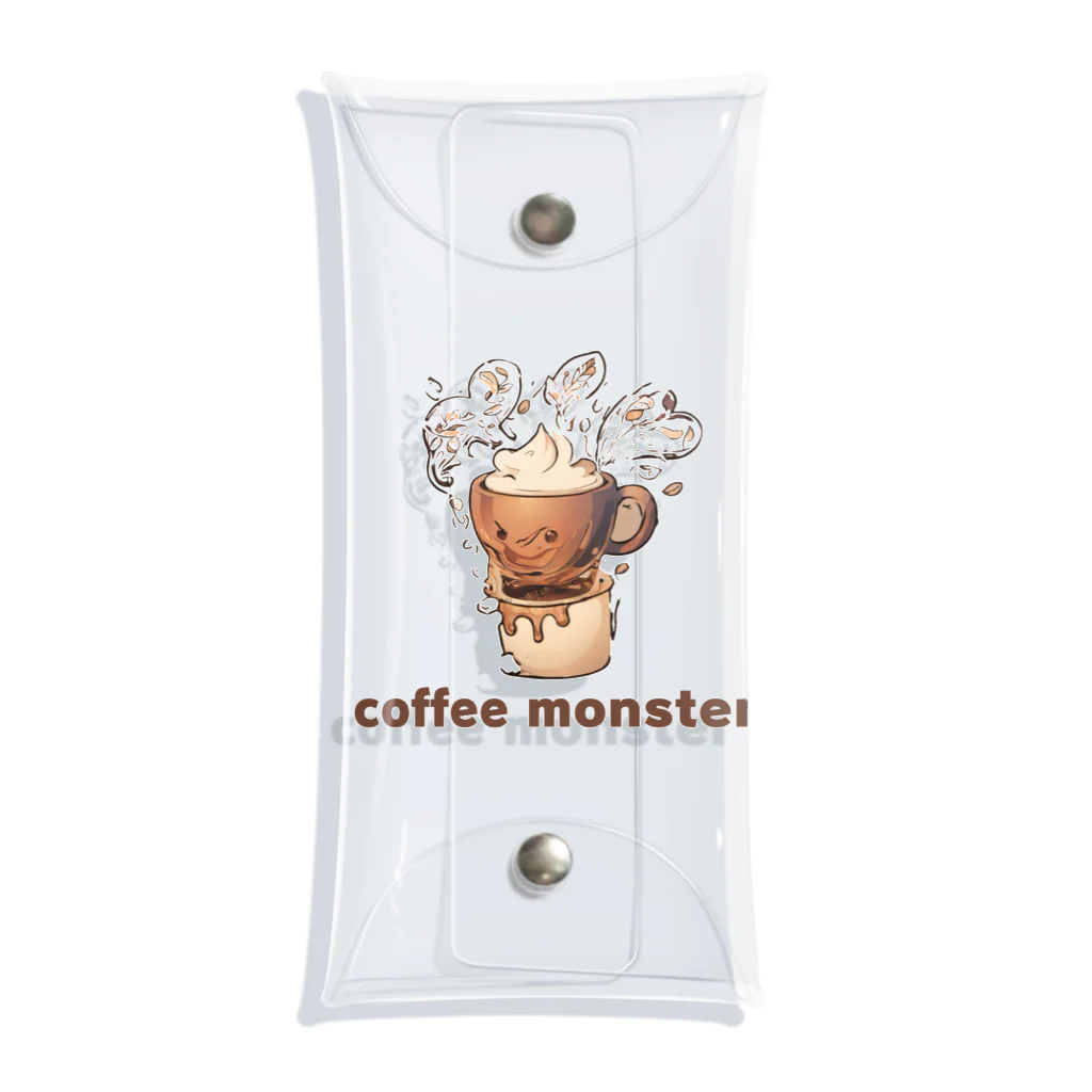 leisurely_lifeのCoffee Monster Java Clear Multipurpose Case