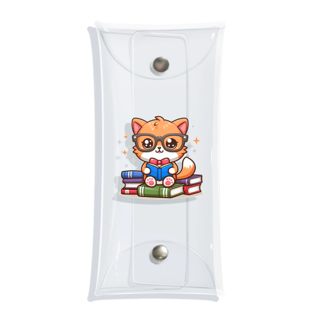 hikotakuの勉強猫 Clear Multipurpose Case