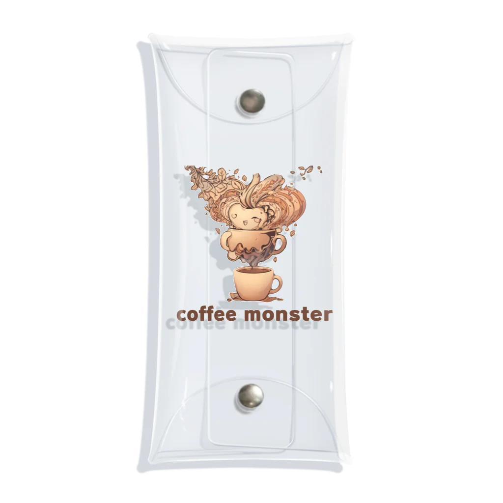 leisurely_lifeのcoffee monster Bourbon Clear Multipurpose Case