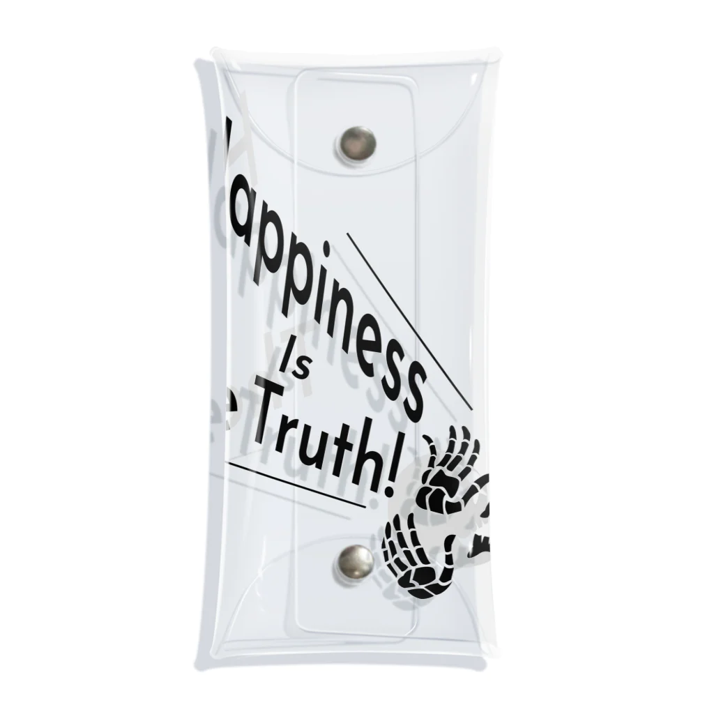 『NG （Niche・Gate）』ニッチゲート-- IN SUZURIのHappiness Is The Truth!（黒） クリアマルチケース