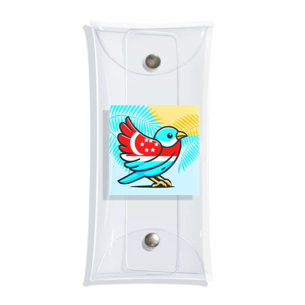 bugisショップの煌めくトロピカルバード🐦️ Clear Multipurpose Case