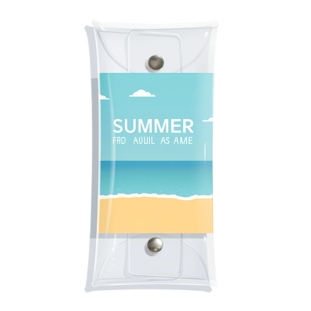 山田綾の夏！Summer！ Clear Multipurpose Case