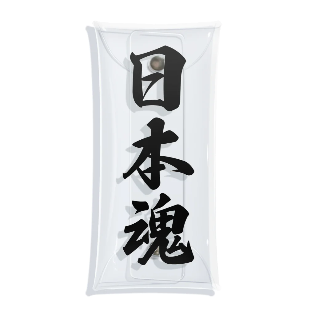 着る文字屋の日本魂 （地元魂） Clear Multipurpose Case