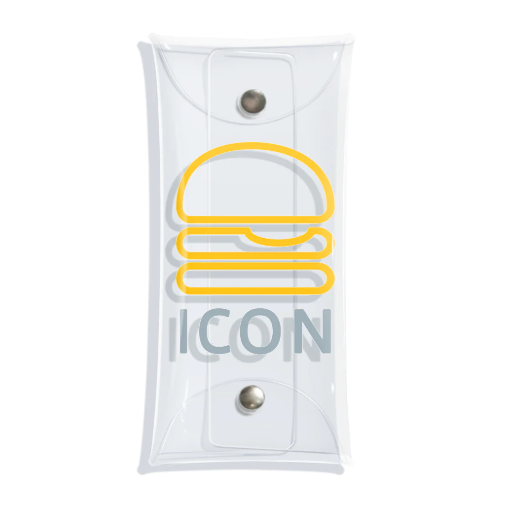 ICONのICONロゴ Clear Multipurpose Case