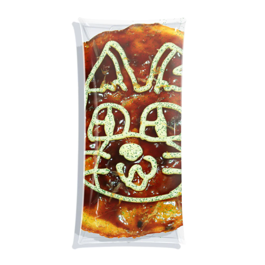 キャットＣのこうじょうけんがくのお好み焼きキャットCニャ！ Clear Multipurpose Case