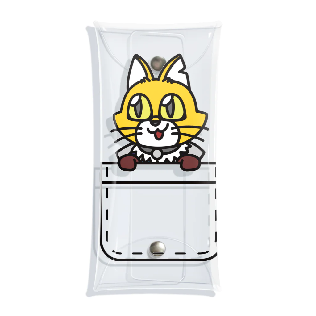 キャットＣのこうじょうけんがくのキャットCポッケ Clear Multipurpose Case