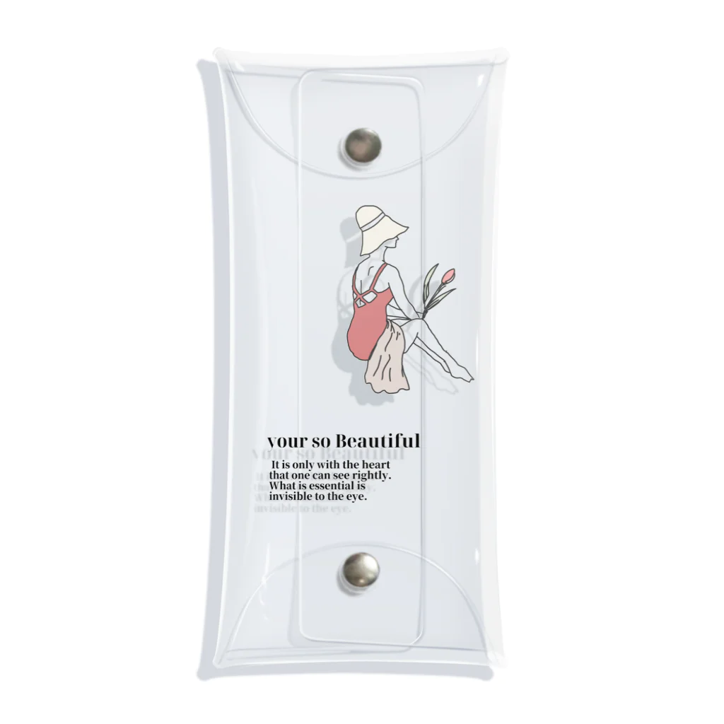 ggotgill（コッキル）のyou're so beautiful Clear Multipurpose Case