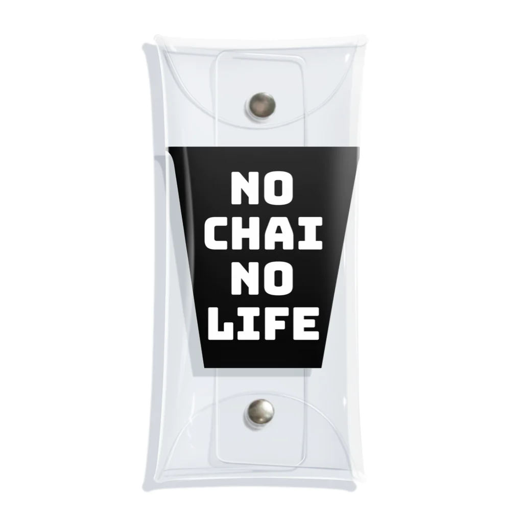 上村商店のNo Chai No Life クリアマルチケース