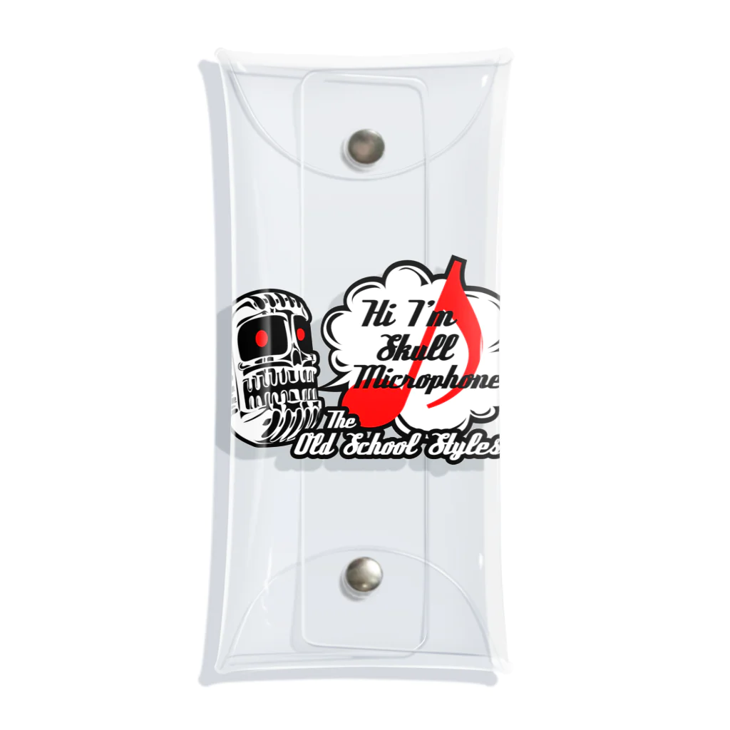 提供 tshopのSkull Microphone Clear Multipurpose Case